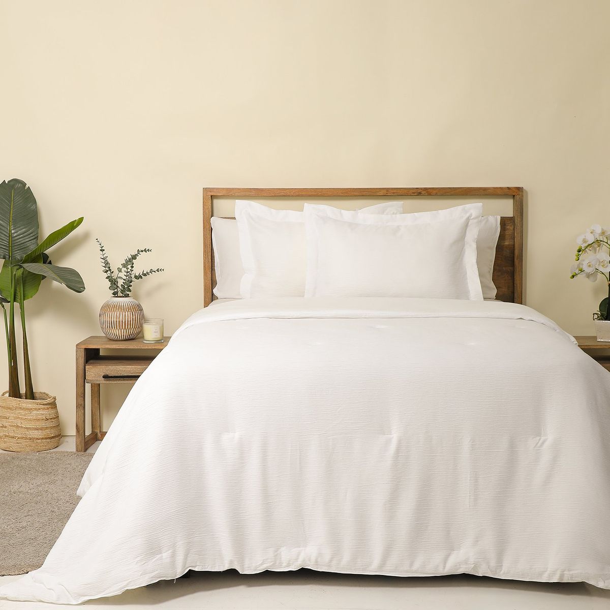 ROBERTA - Edredón Textura Rio con relleno de Poliéster 105 GSM