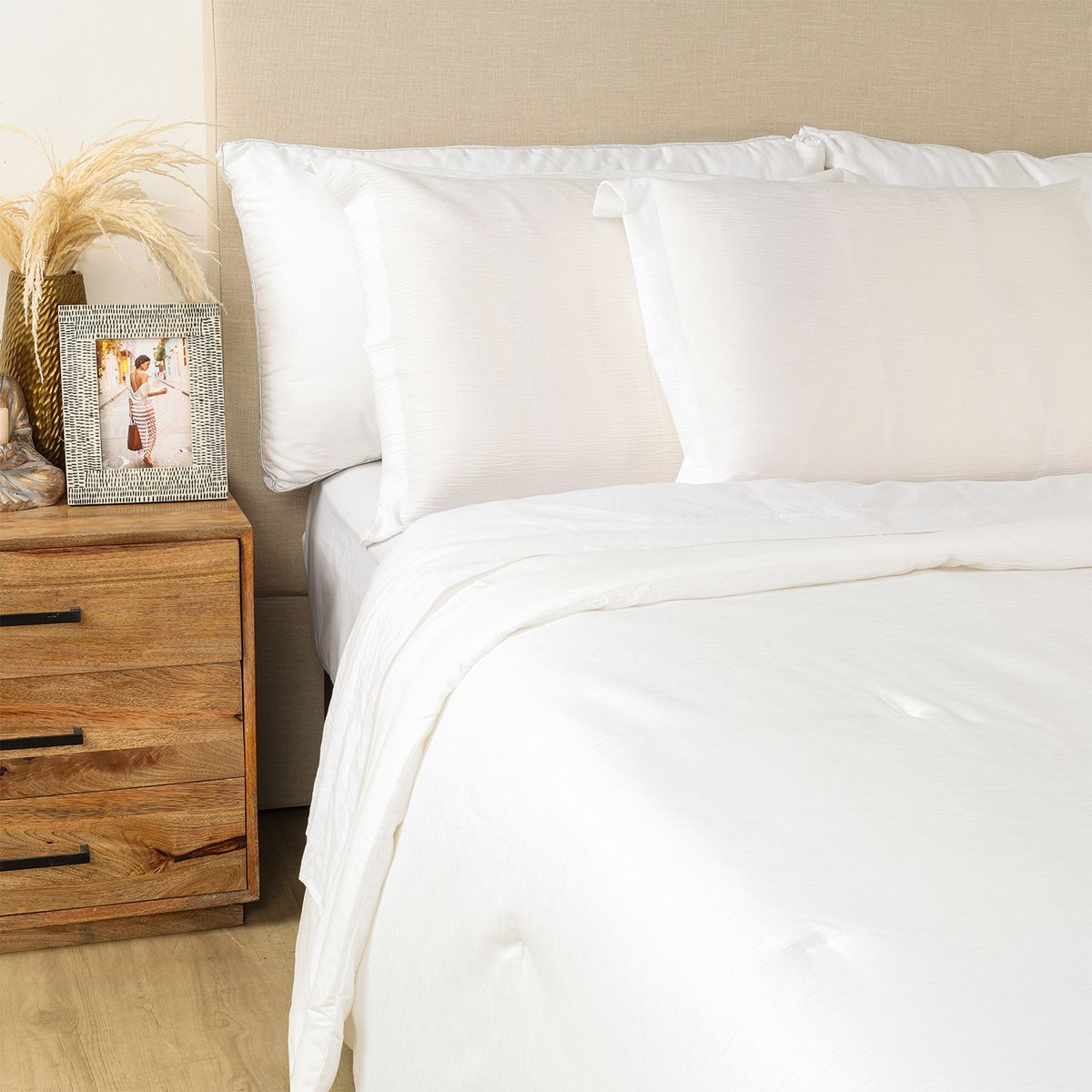 ROBERTA - Edredón Textura Rio con relleno de Poliéster 105 GSM