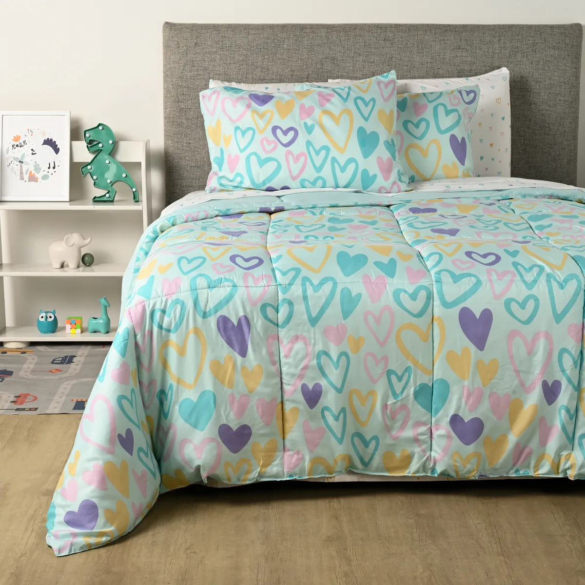 MICA KIDS - Juego de Cama: Edredón + Juego De Sábanas Mica Kids