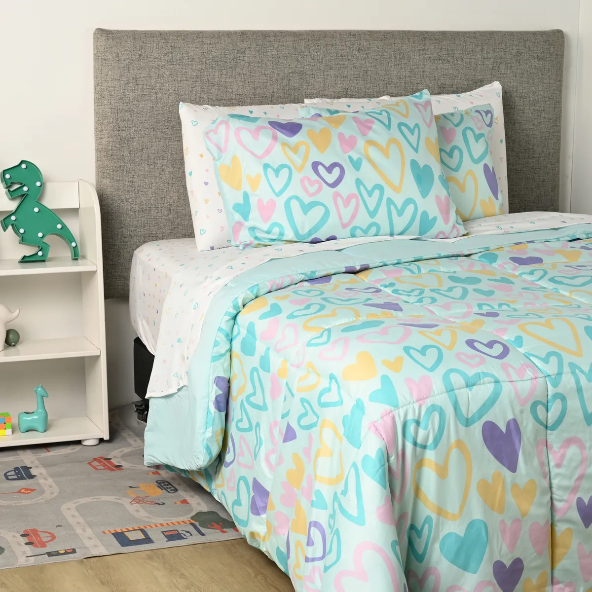 MICA KIDS - Juego de Cama: Edredón + Juego De Sábanas Mica Kids