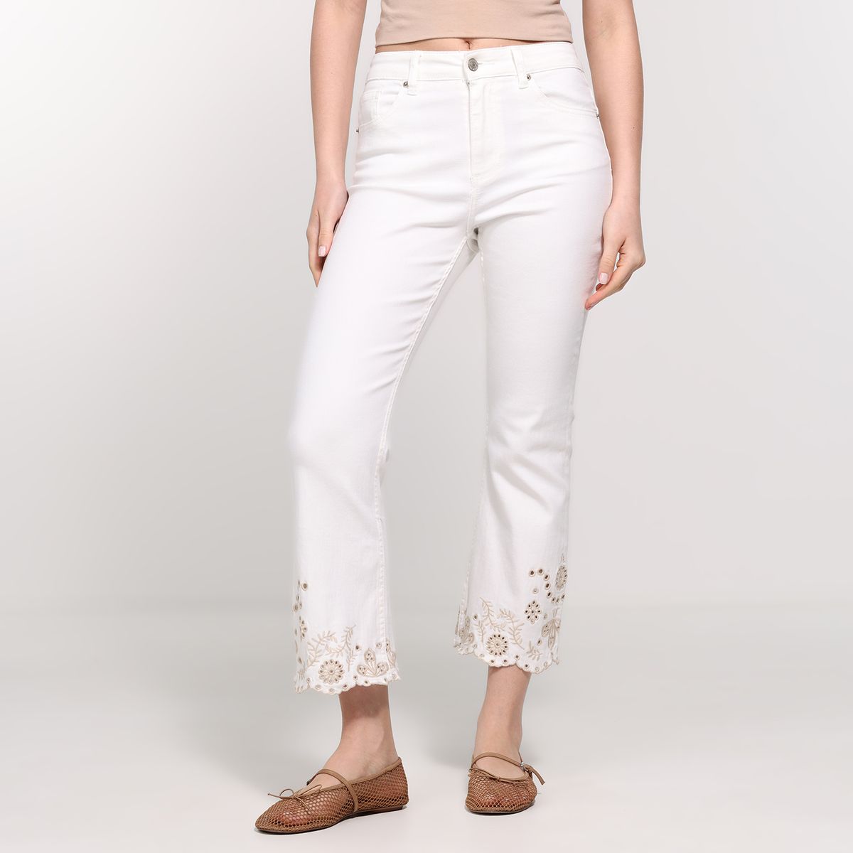 UNIVERSITY CLUB - Jean Flare Mujer Tiro medio University Club