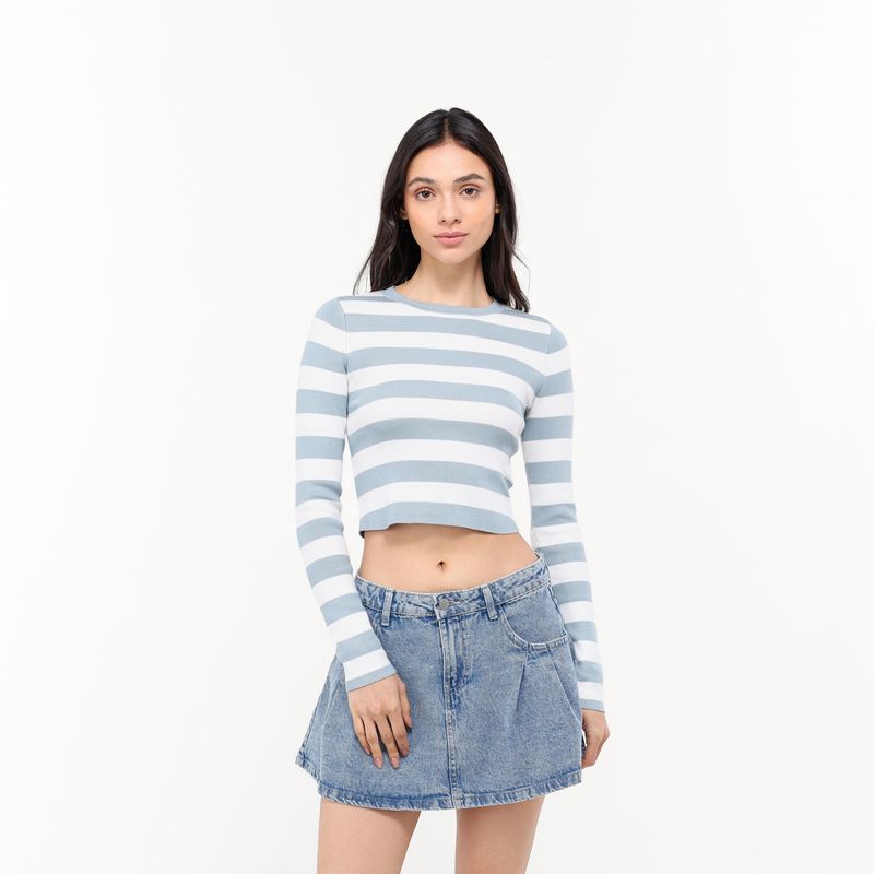 SYBILLA - Saco Mujer de Rayas Slim fit Sybilla