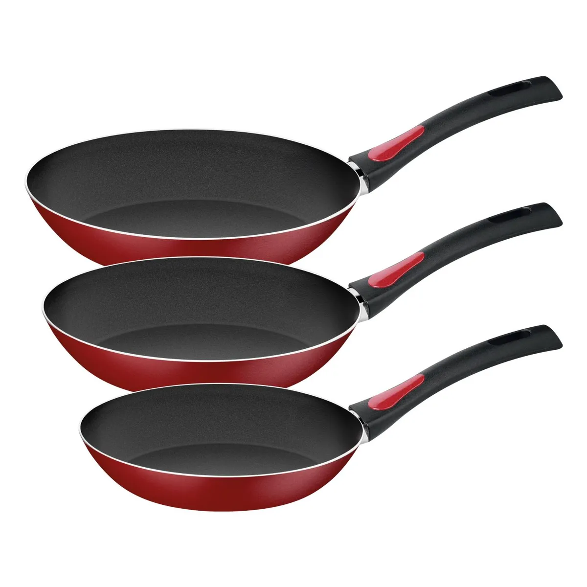 TRAMONTINA - Sartenes Antiadherente Set x3 Tramontina