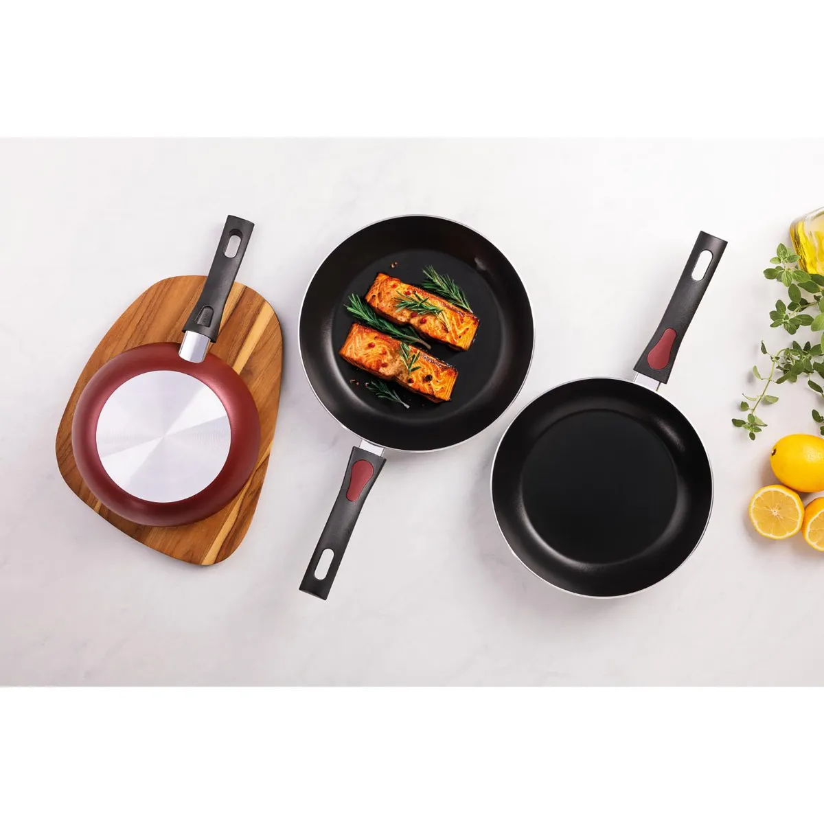 TRAMONTINA - Sartenes Antiadherente Set x3 Tramontina