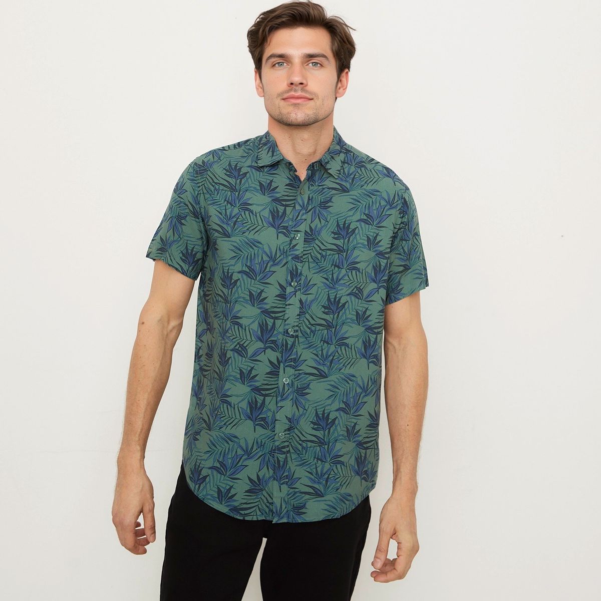 NEWPORT - Camisa Hombre Manga corta Regular fit Newport