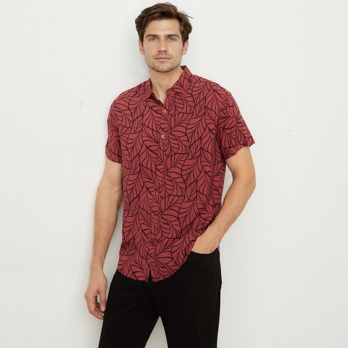 NEWPORT - Camisa Hombre Manga corta Regular fit Newport