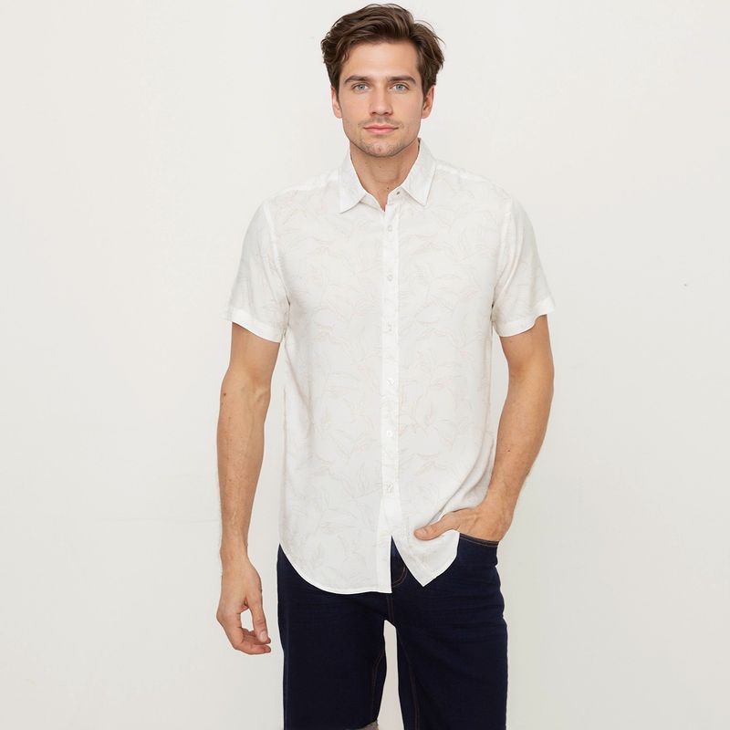 NEWPORT - Camisa Hombre Manga corta Regular fit Newport