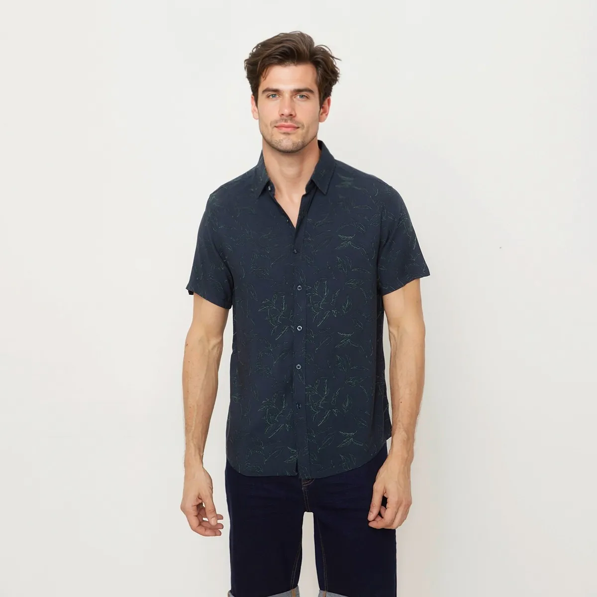 NEWPORT - Camisa Hombre Manga corta Regular fit Newport
