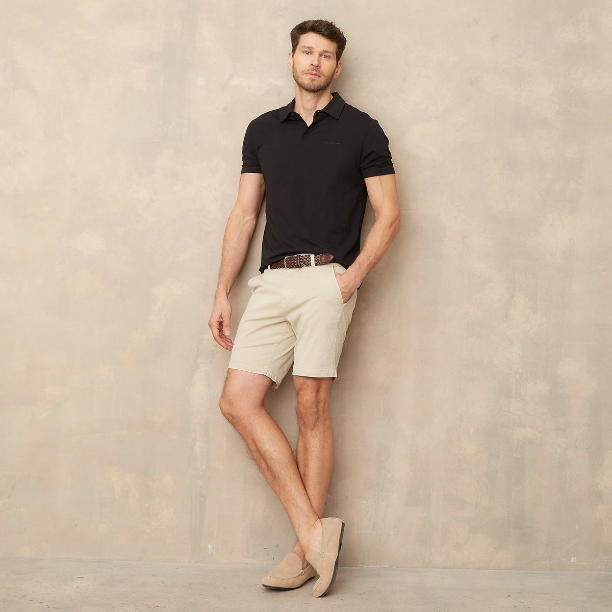 WOLF & HANK - Bermuda Hombre de Algodón WOLF&HANK