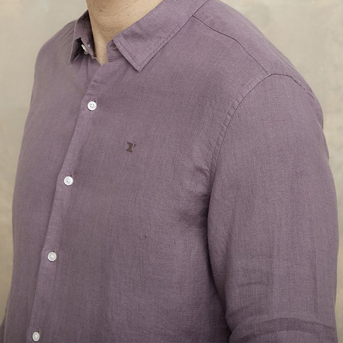 WOLF & HANK - Camisa Hombre Manga larga Slim de Lino WOLF&HANK 