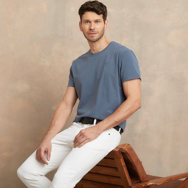 WOLF & HANK - Camiseta Hombre Manga corta Regular fit de Algodón WOLF&HANK
