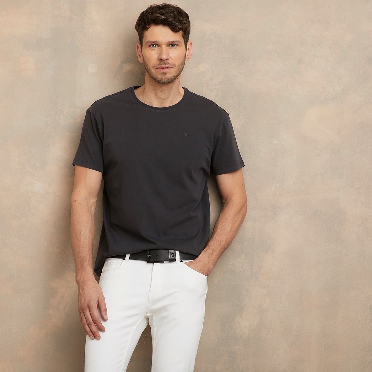 WOLF & HANK - Camiseta Hombre Manga corta Regular fit de Algodón WOLF&HANK