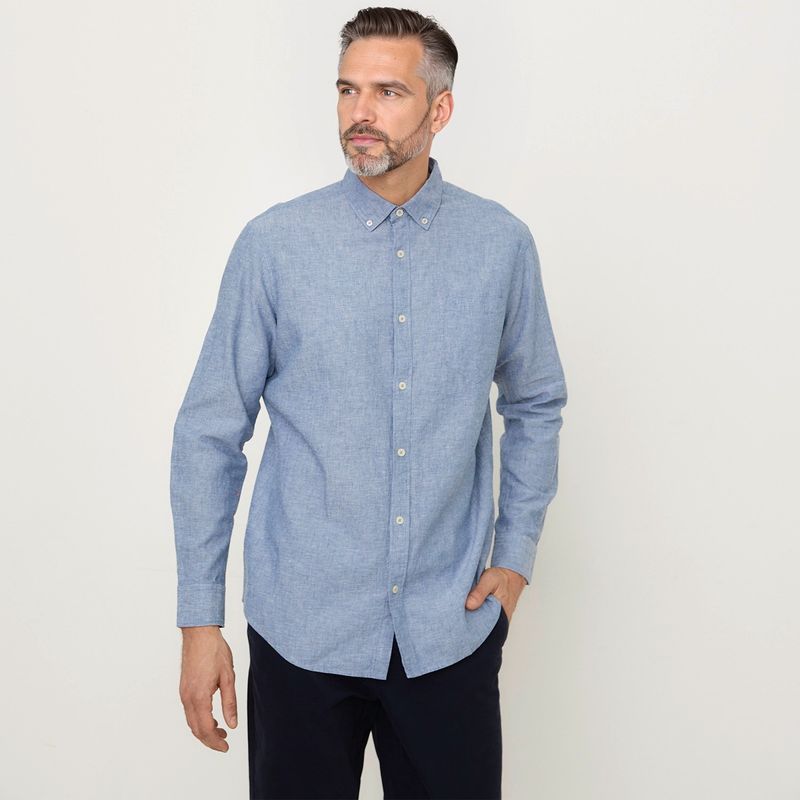 CHRISTIAN LACROIX - Camisa Hombre Manga larga de Lino Christian Lacroix