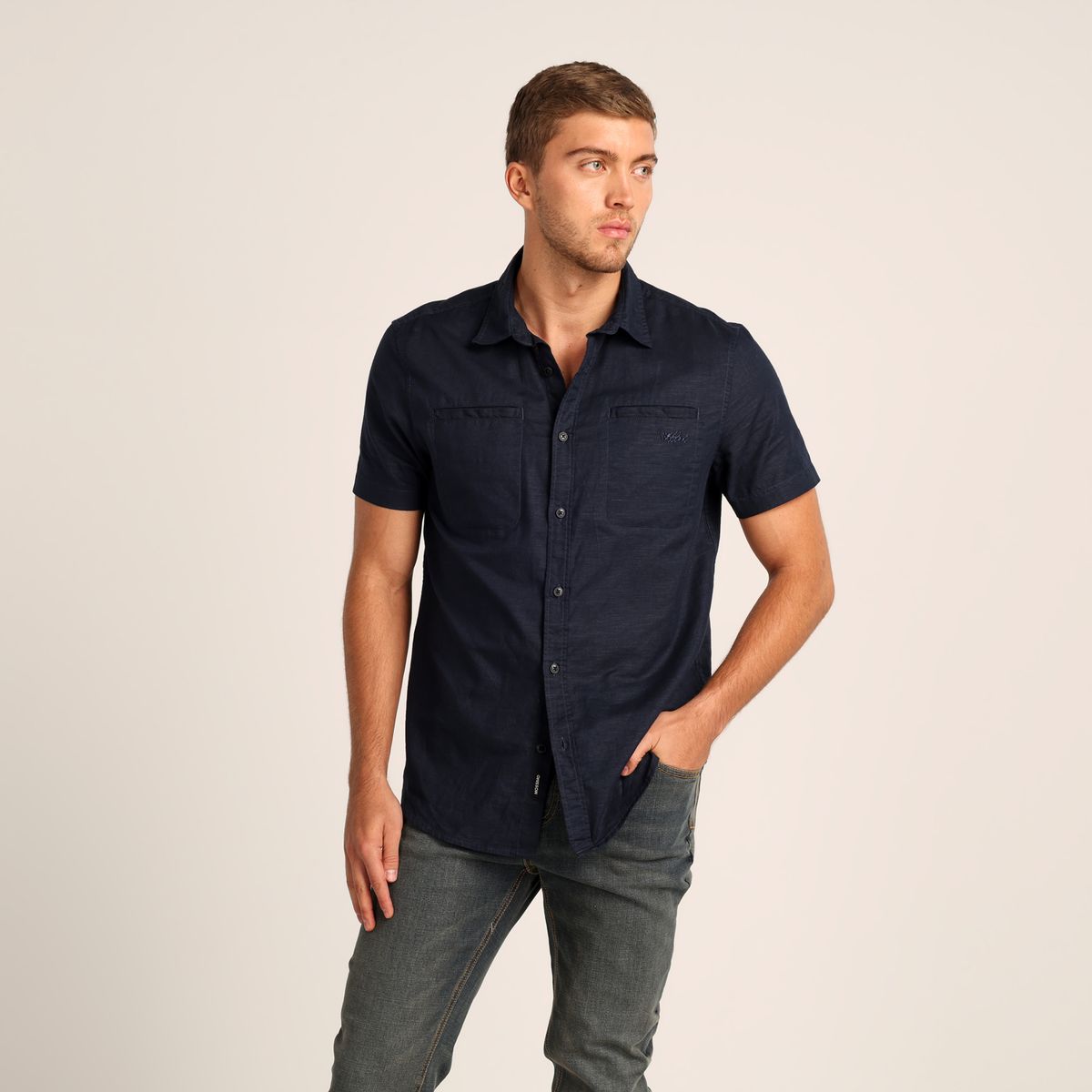 MOSSIMO - Camisa Hombre Manga corta Regular Mossimo