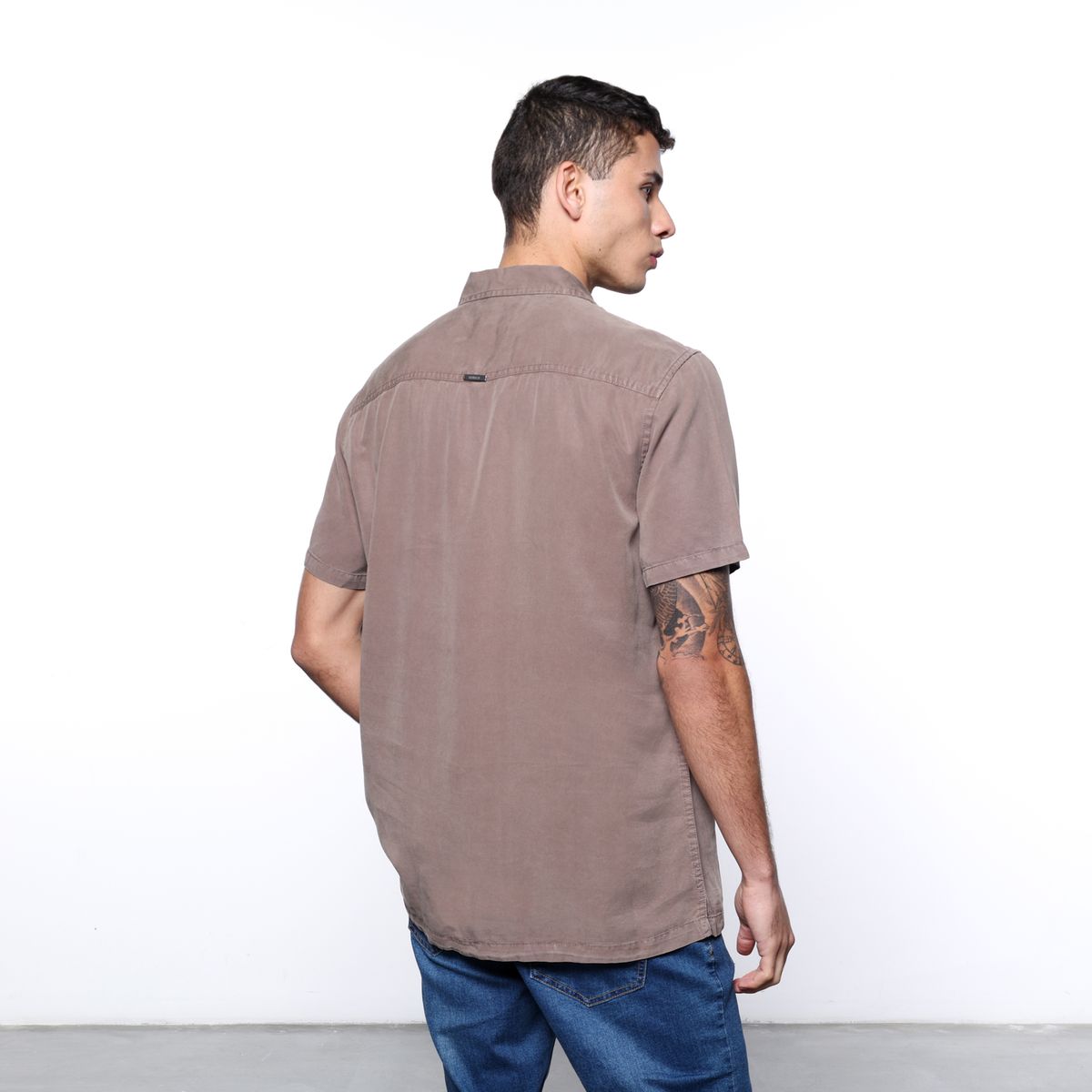 DENIMLAB - Camisa Hombre Manga corta Denimlab