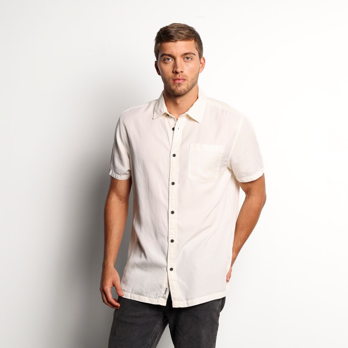 DENIMLAB - Camisa Hombre Manga corta Denimlab