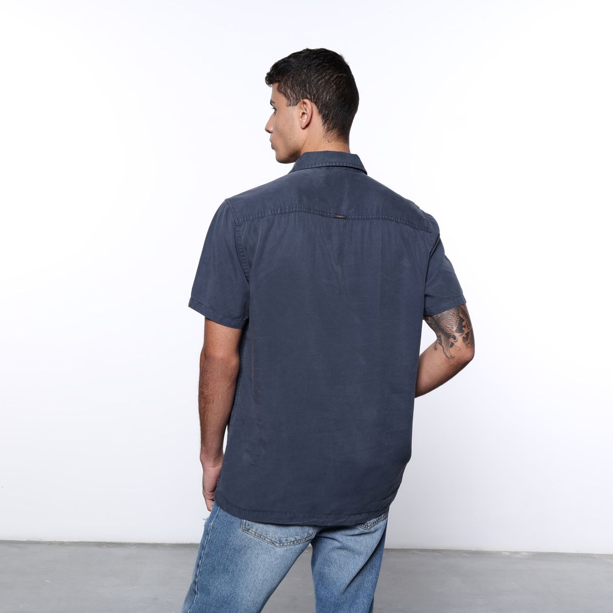 DENIMLAB - Camisa Hombre Manga corta Denimlab