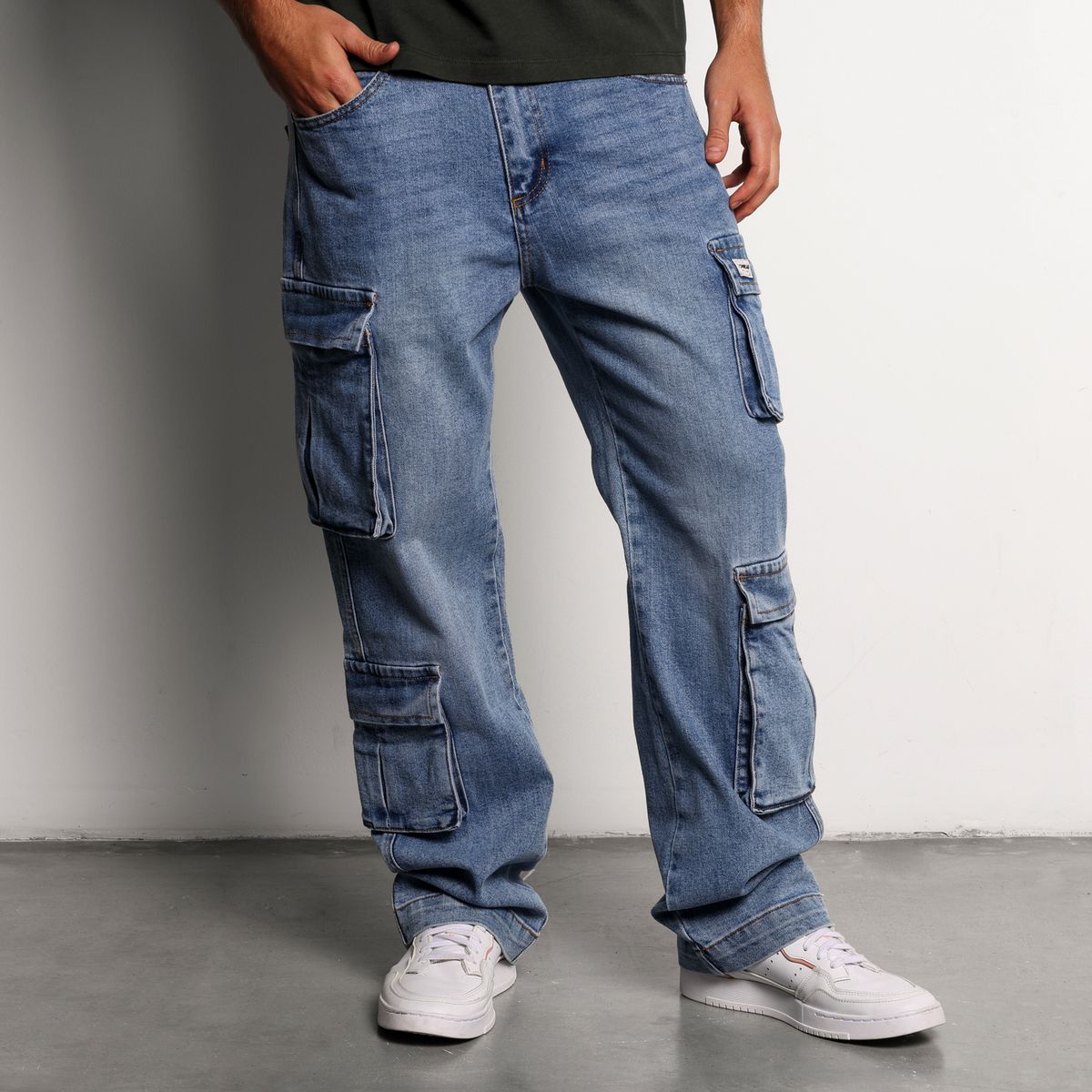 DENIMLAB - Jean Hombre Cargo Denimlab