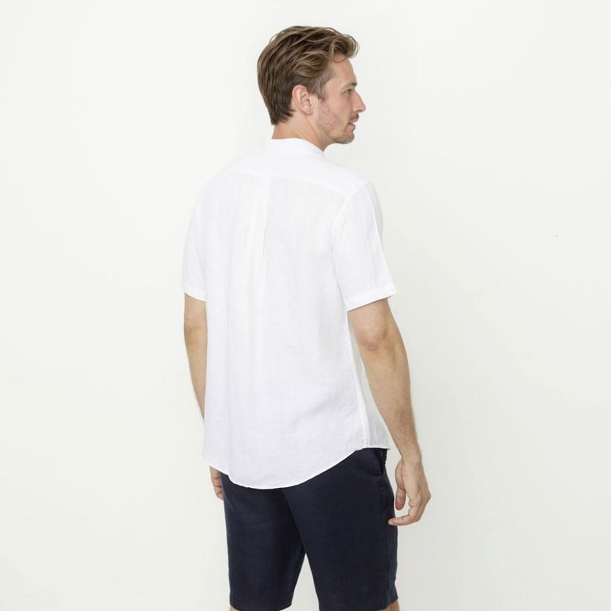 LA MARTINA - Camisa Hombre Manga corta Classic fit de Lino La Martina