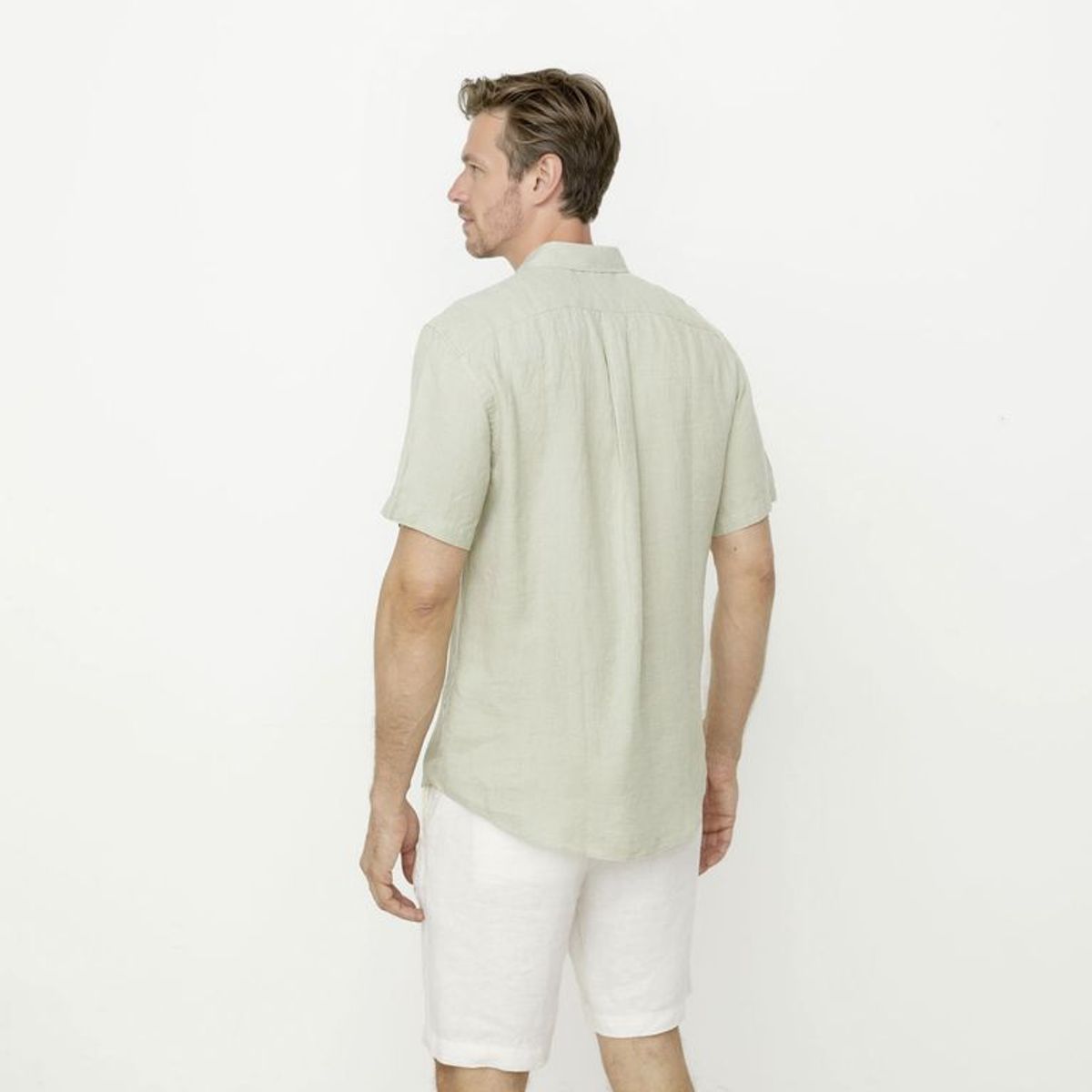 LA MARTINA - Camisa Hombre Manga corta Classic fit de Lino La Martina