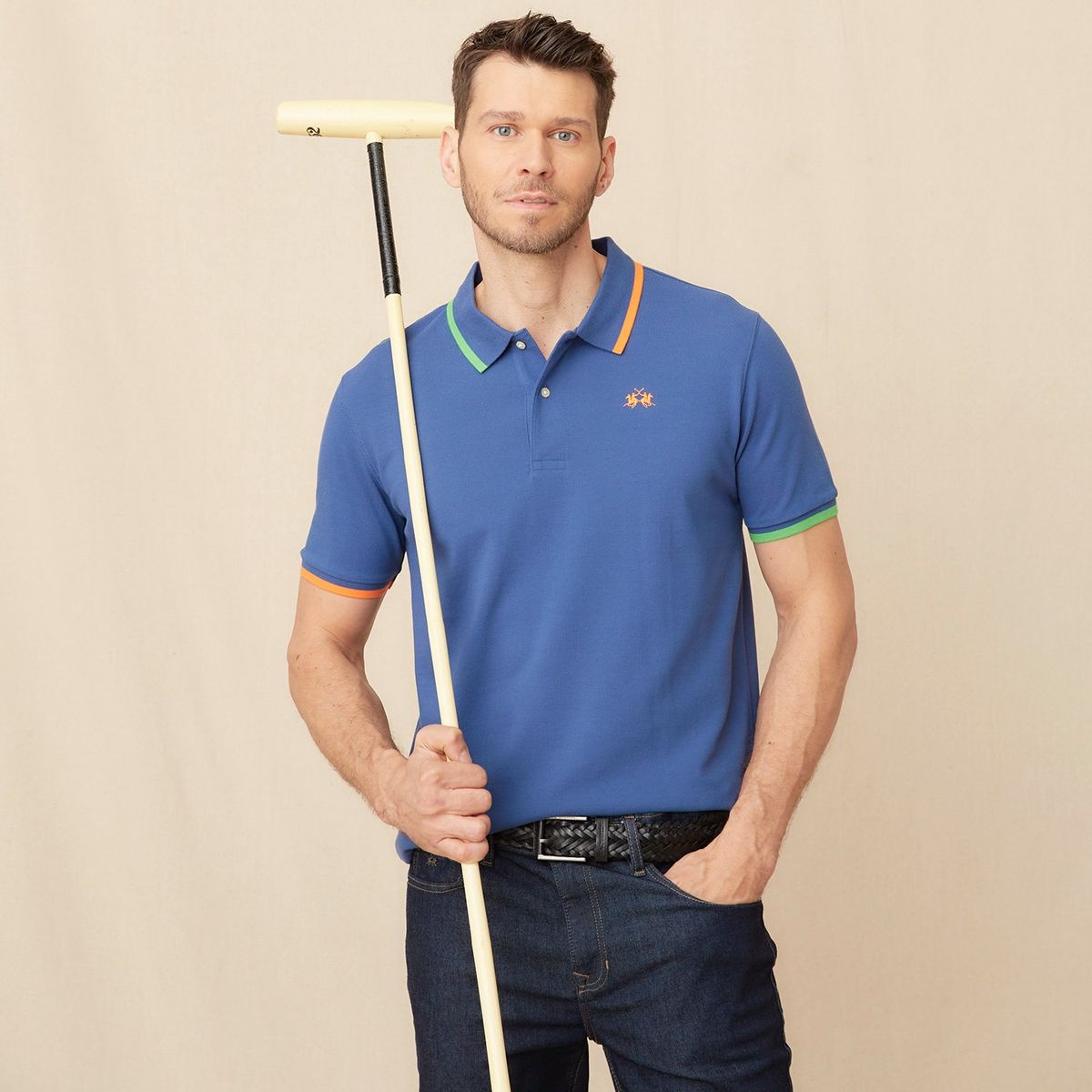 LA MARTINA - Camiseta polo Hombre de Algodón La Martina