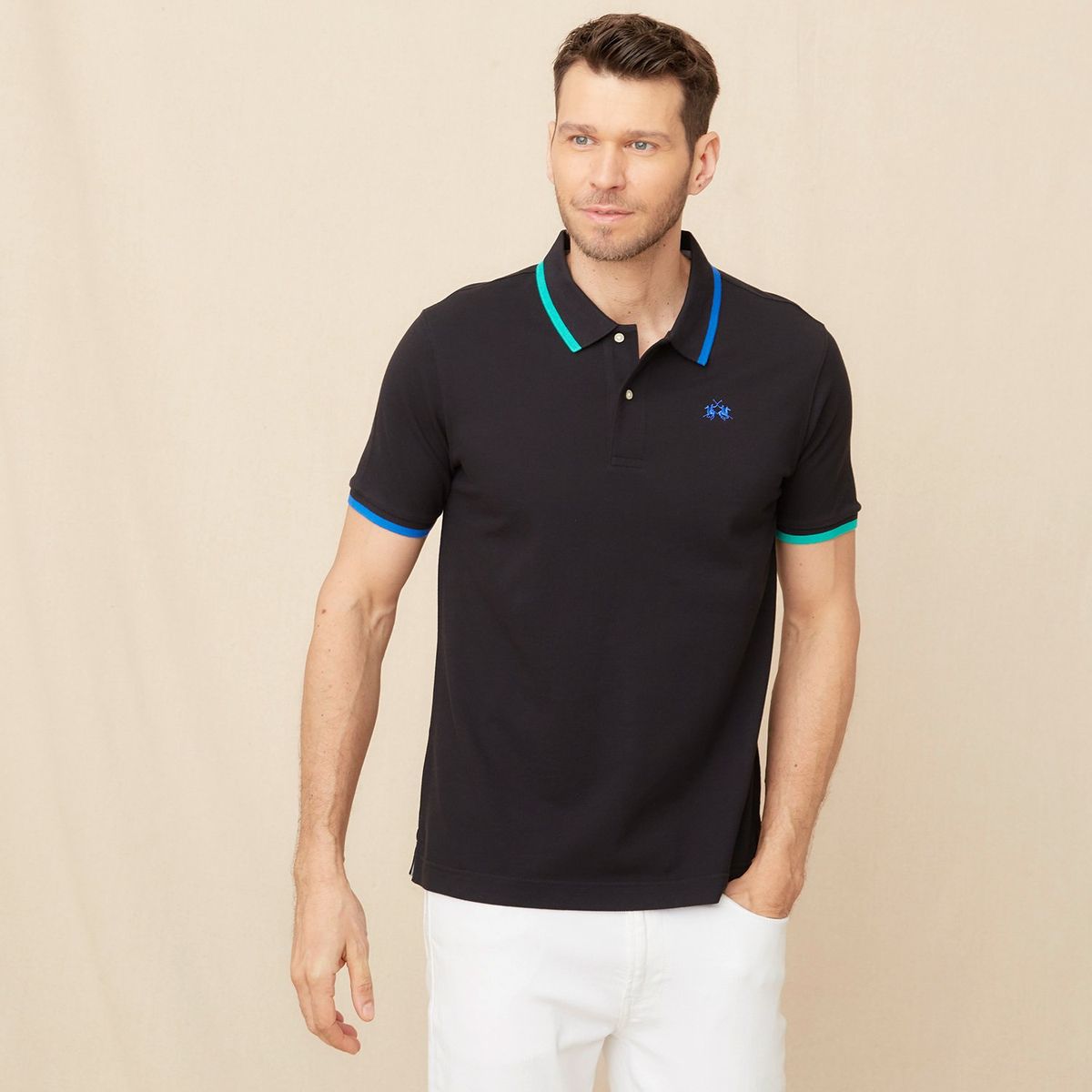 LA MARTINA - Camiseta polo Hombre de Algodón La Martina
