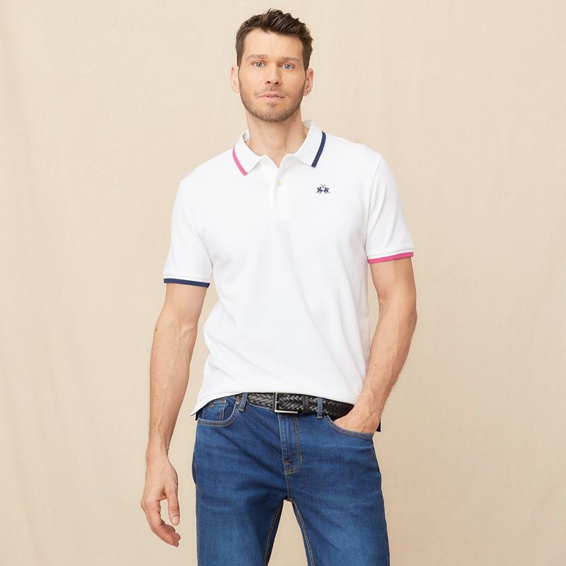 LA MARTINA - Camiseta polo Hombre de Algodón La Martina
