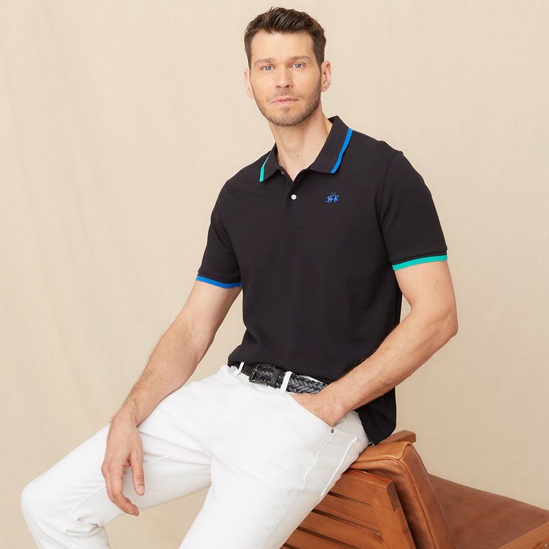 LA MARTINA - Camiseta polo Hombre de Algodón La Martina