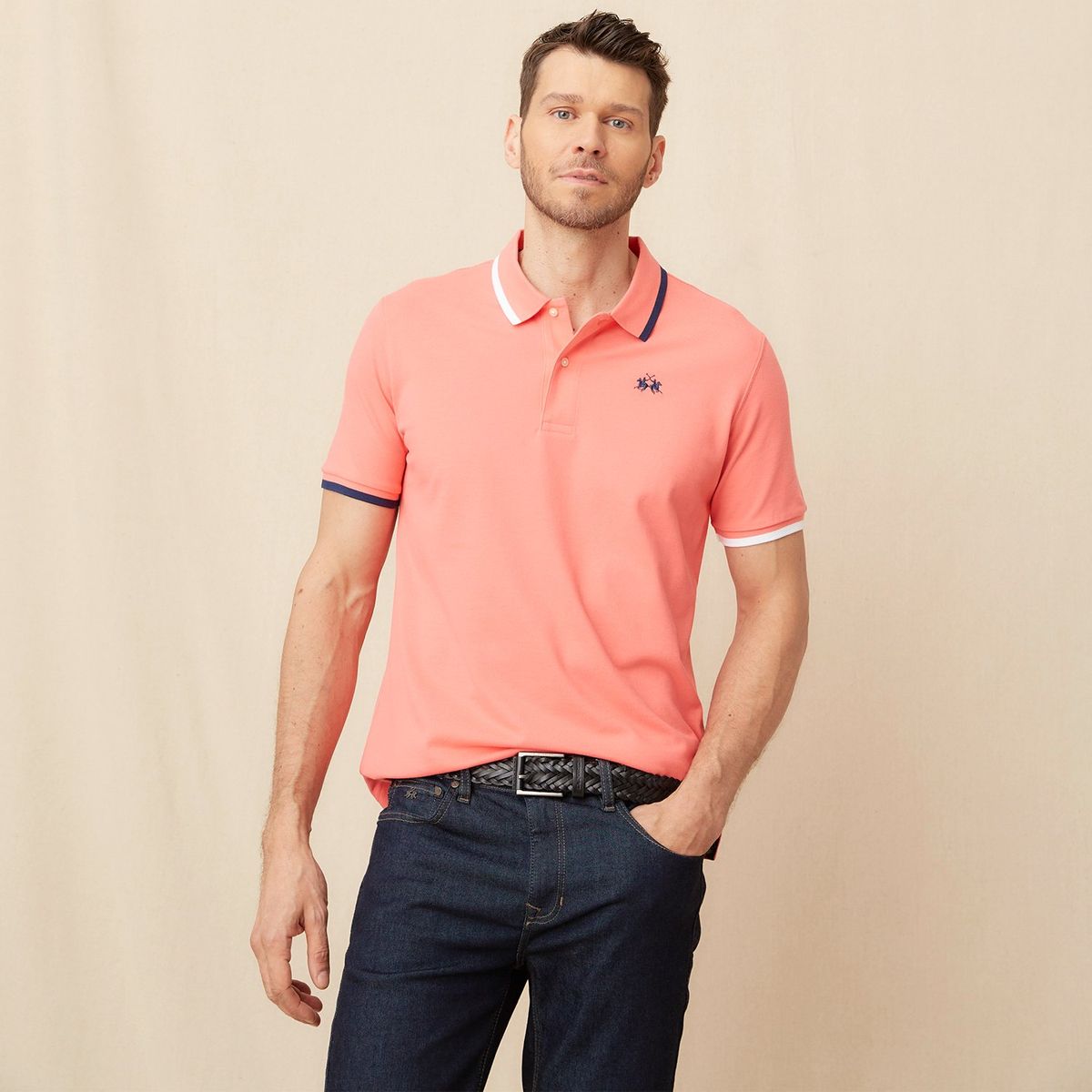 LA MARTINA - Camiseta polo Hombre de Algodón La Martina