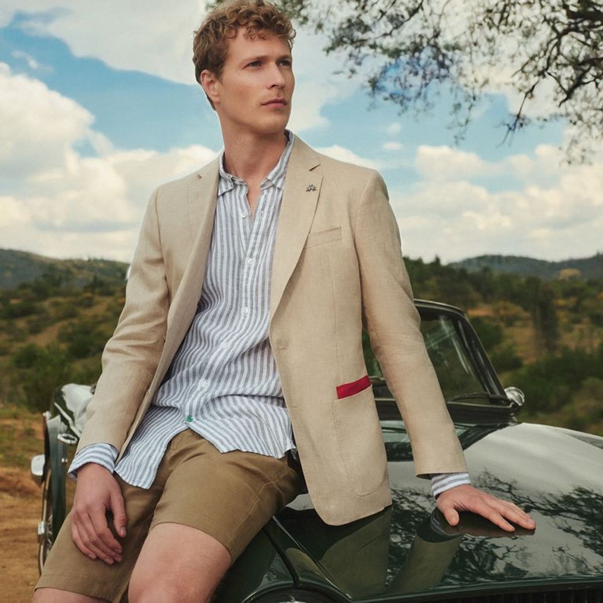LA MARTINA - Blazer Hombre de Lino La Martina