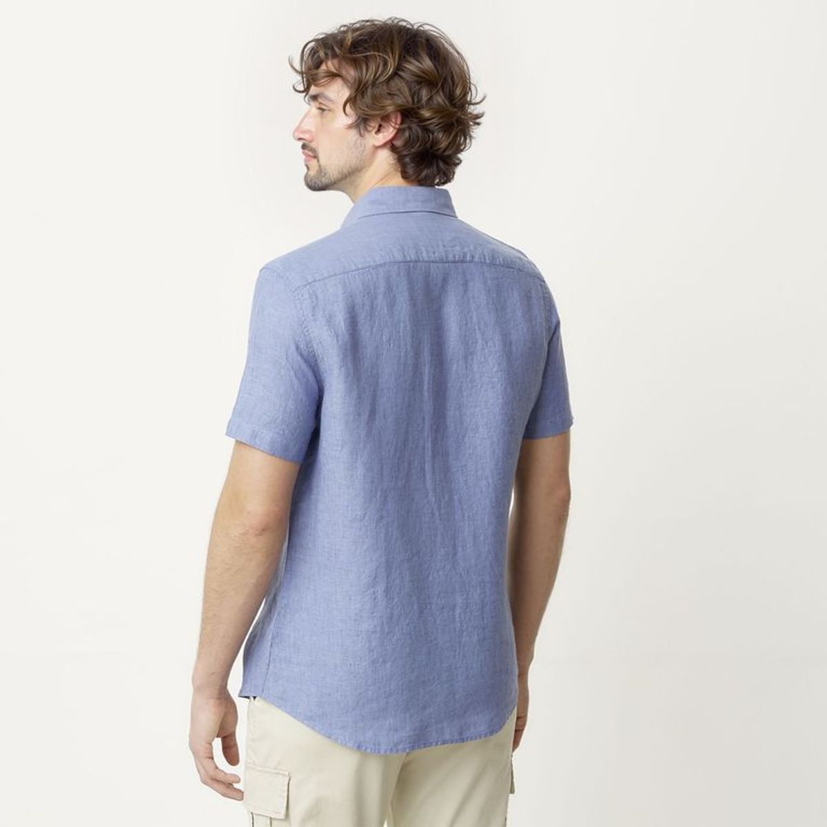 CASCAIS - Camisa Hombre Manga corta Slim fit Cascais. 