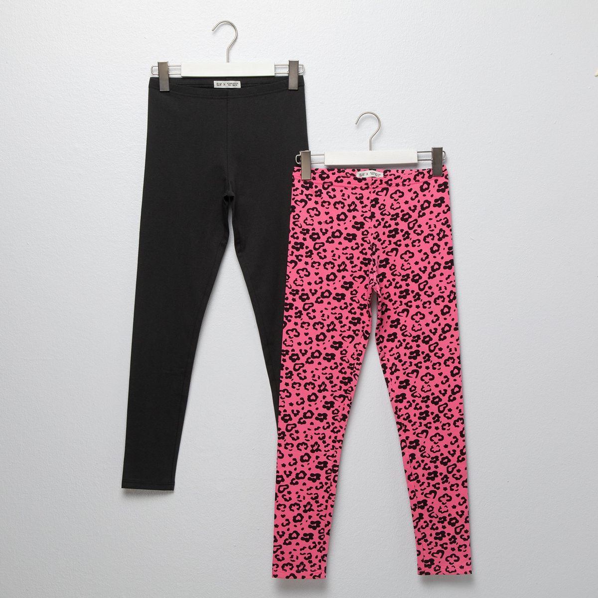 ELV - Leggings para Niña Pack de 2 unidades de Algodón Elv