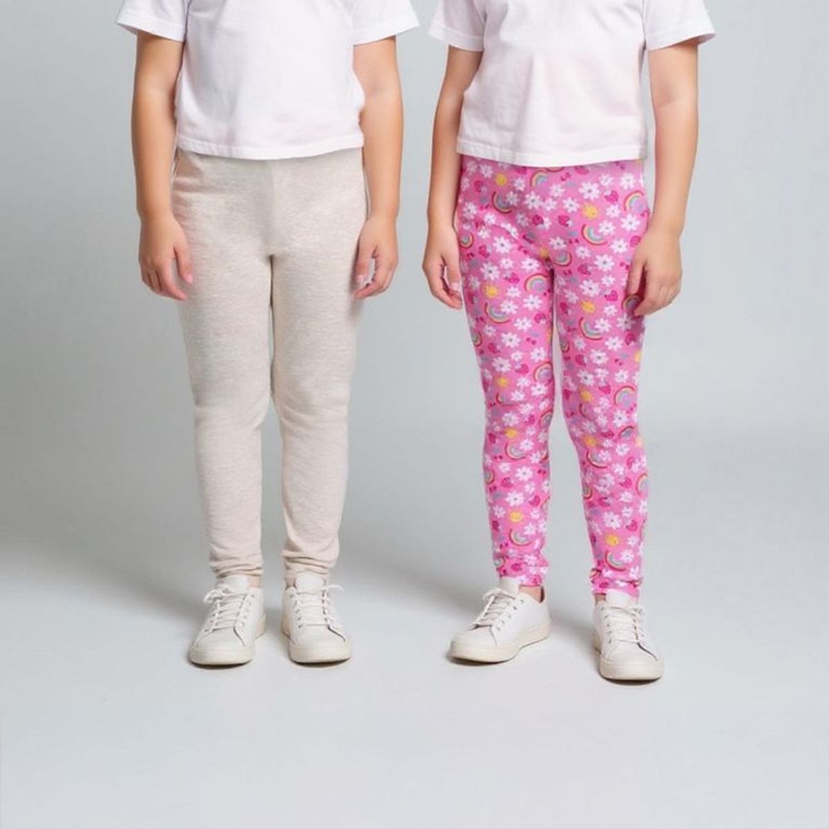 YAMP - Leggings Para Niña Pack de 2 unidades de Algodón Yamp