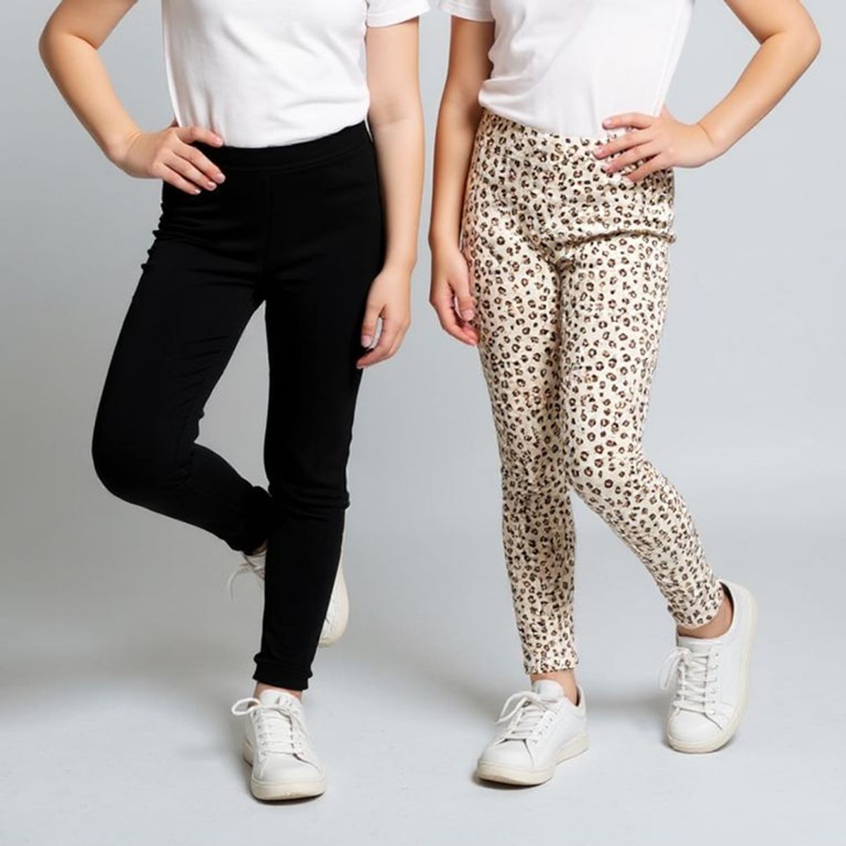 YAMP - Leggings Para Niña Pack de 2 unidades de Algodón Yamp