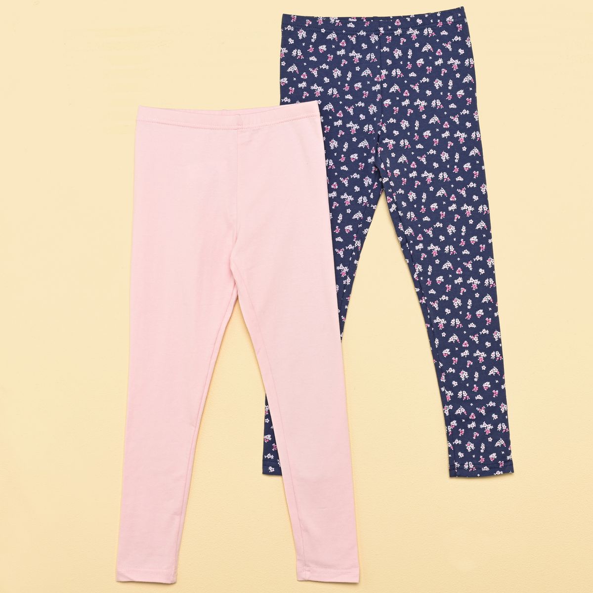 YAMP - Leggings Para Niña Pack de 2 unidades de Algodón Yamp