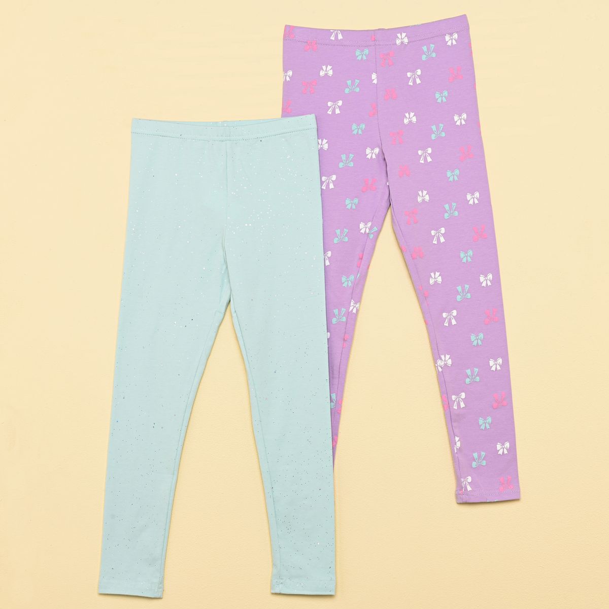 YAMP - Leggings Para Niña Pack de 2 unidades de Algodón Yamp