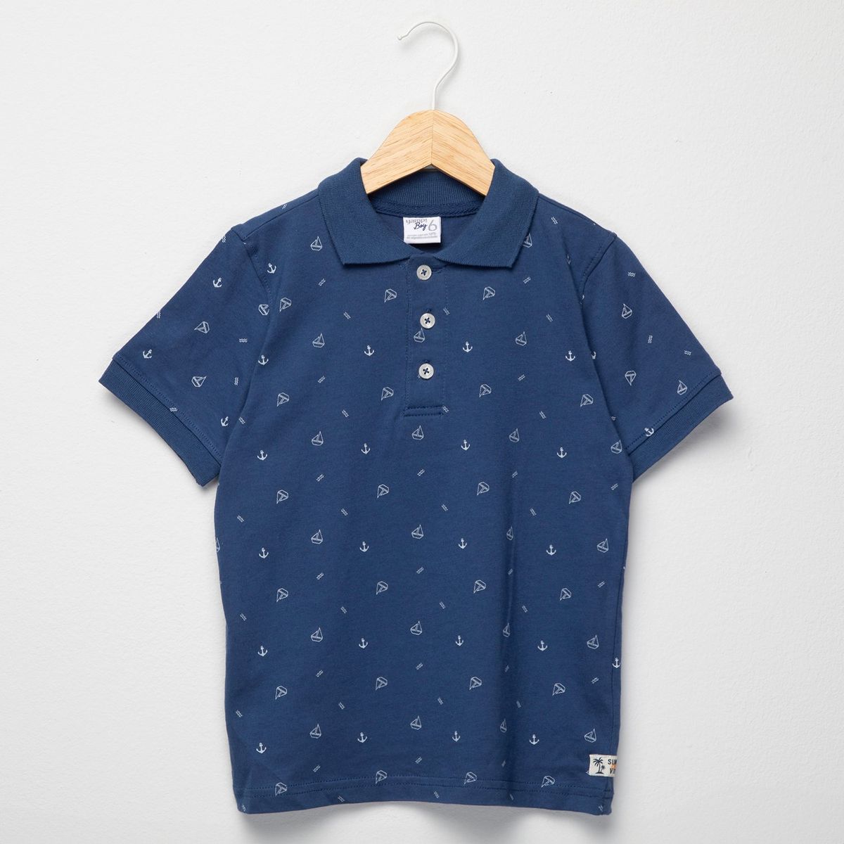YAMP - Camiseta polo para Niño Manga corta de Algodón Yamp