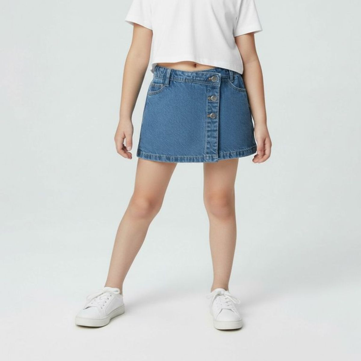 YAMP - Falda Para Niña de Algodón Yamp