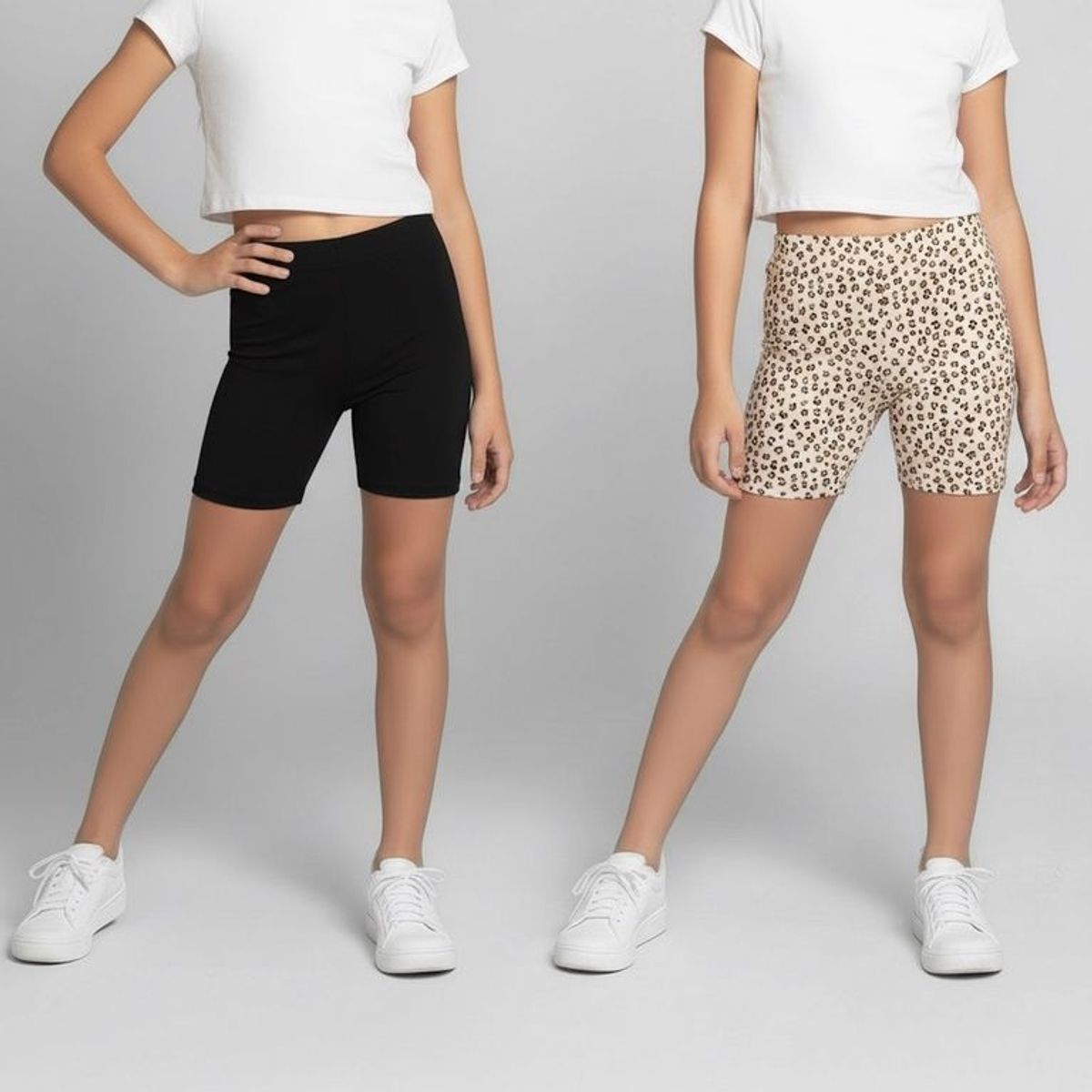 YAMP - Shorts Para Niña Pack de 2 unidades de Algodón Yamp