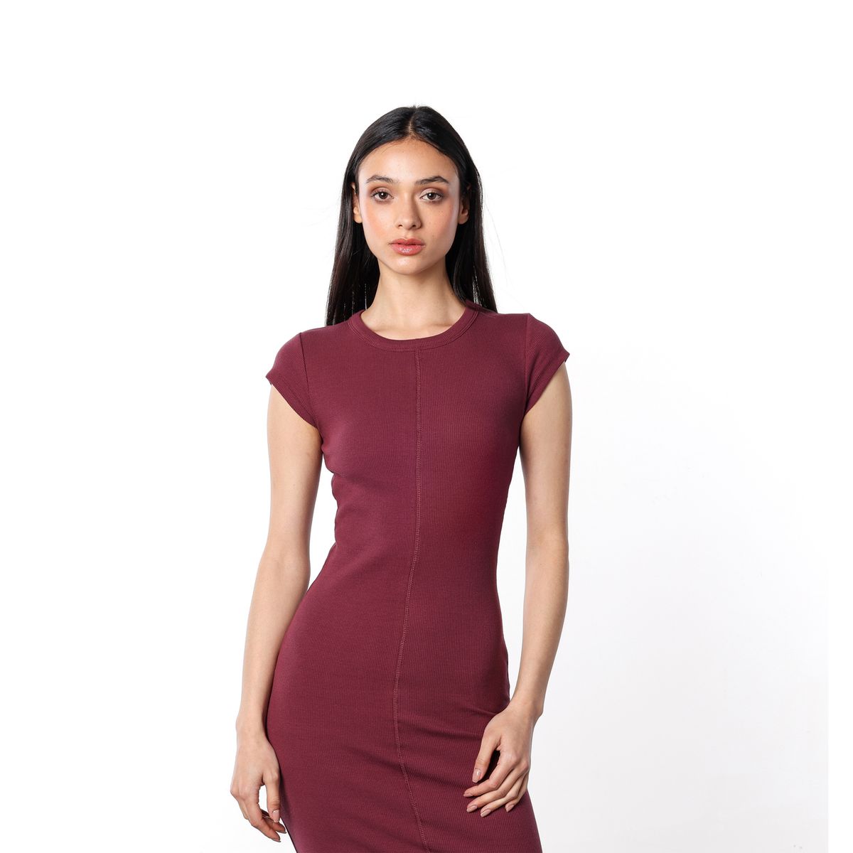 DENIMLAB - Vestido Medio Casual para Mujer Algodón Denimlab