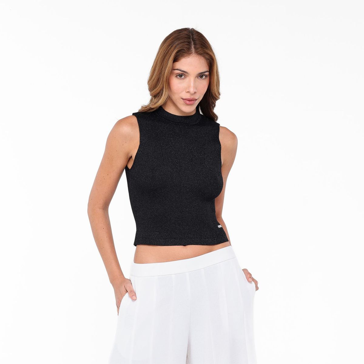 MOSSIMO - Camiseta Mujer Sin mangas Mossimo