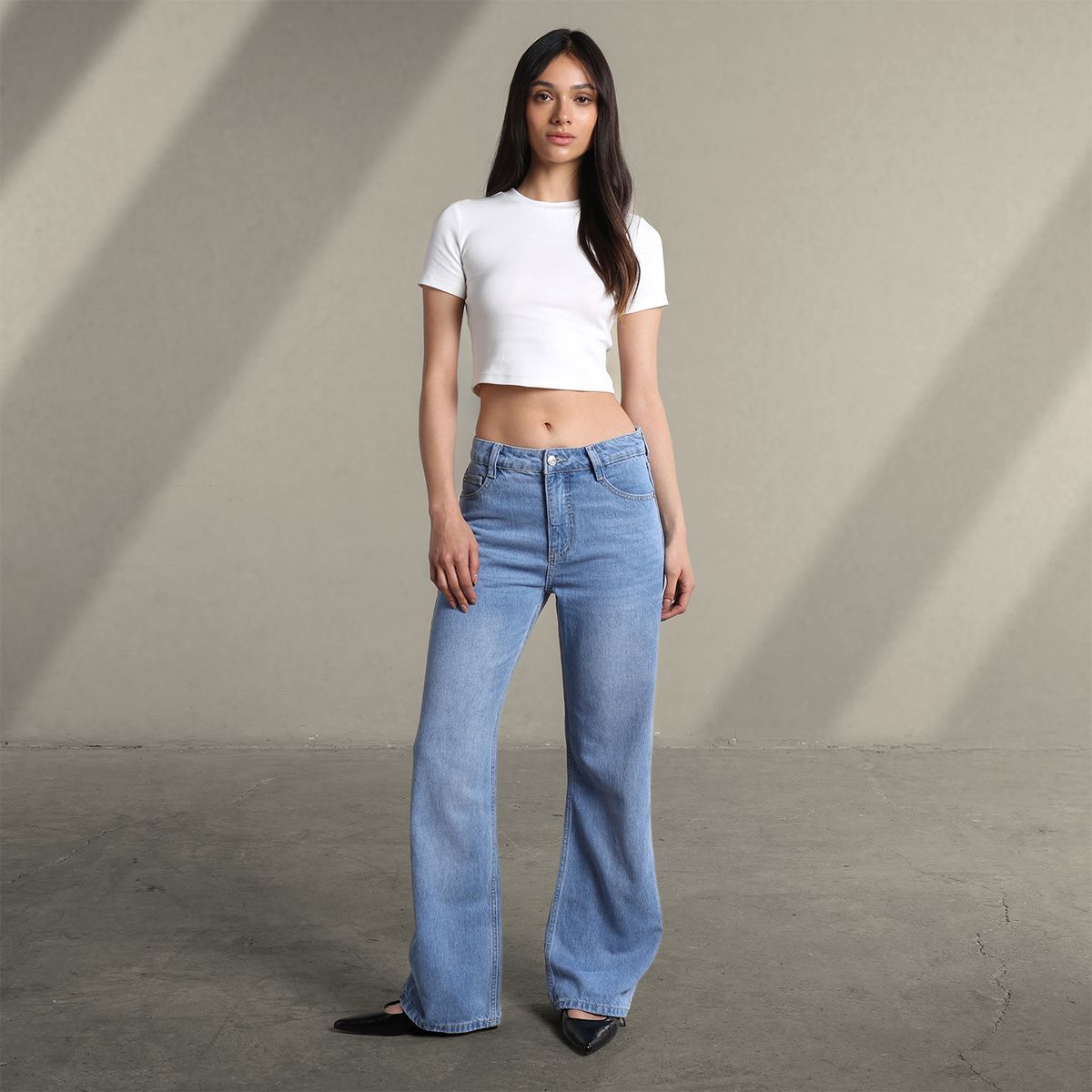 SYBILLA - Jean Baggy Mujer Tiro bajo Sybilla