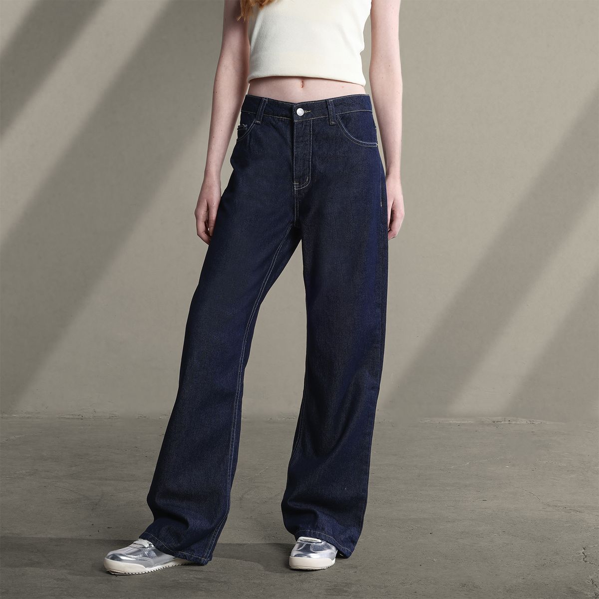 SYBILLA - Jean Baggy Mujer Tiro bajo Sybilla