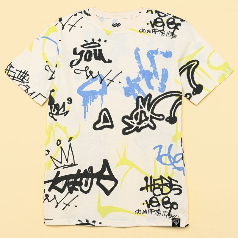 FEDERATION - Camiseta Para Niño con Estampado Manga corta de Algodón Federation