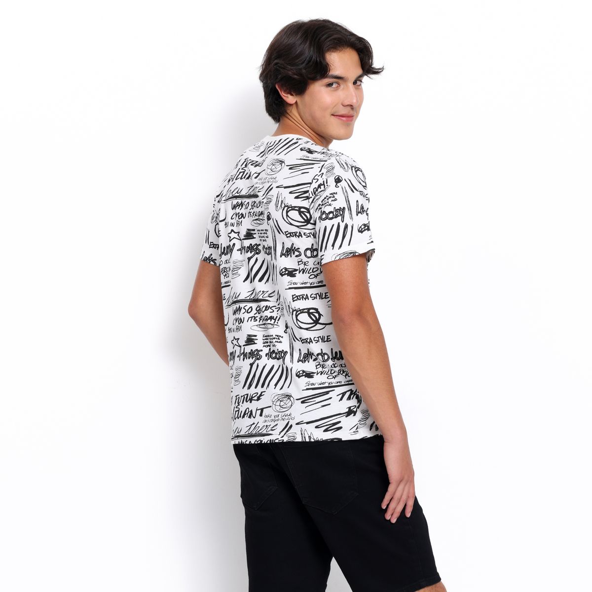 FEDERATION - Camiseta Para Niño con Estampado Manga corta de Algodón Federation