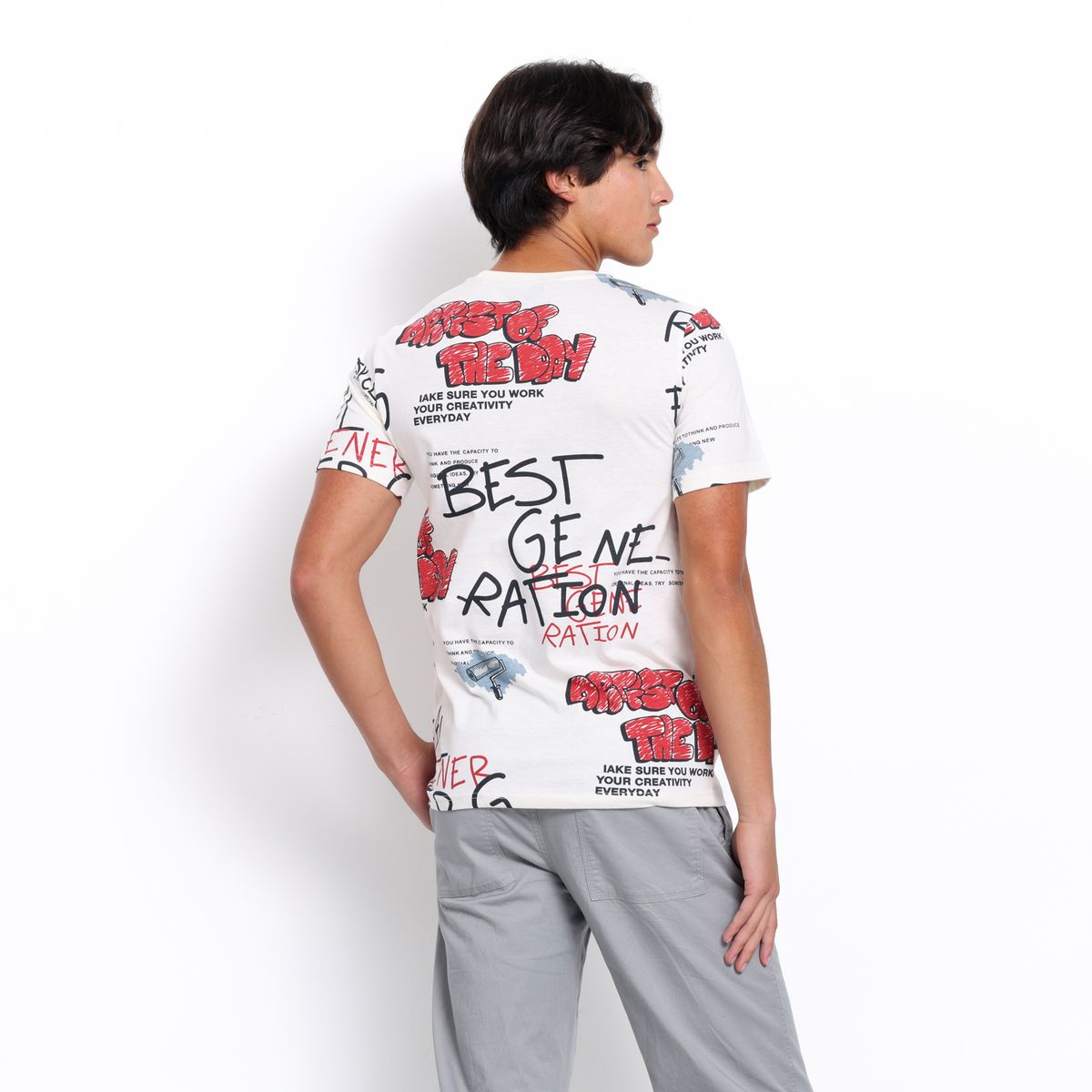 FEDERATION - Camiseta Para Niño con Estampado Manga corta de Algodón Federation