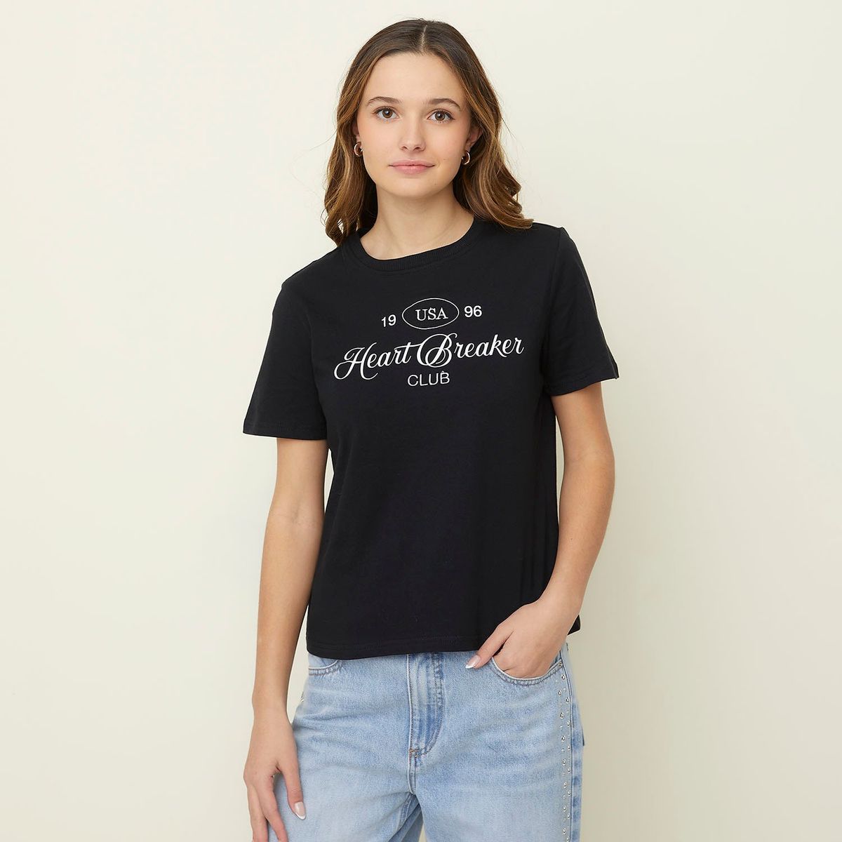 SYBILLA - Camiseta Mujer con Estampado Manga corta de Algodón Sybilla