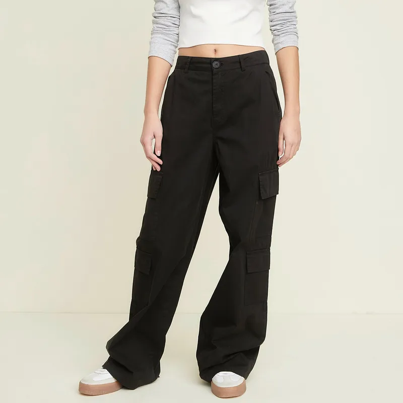 SYBILLA - Pantalón Mujer Tiro medio Cargo Sybilla