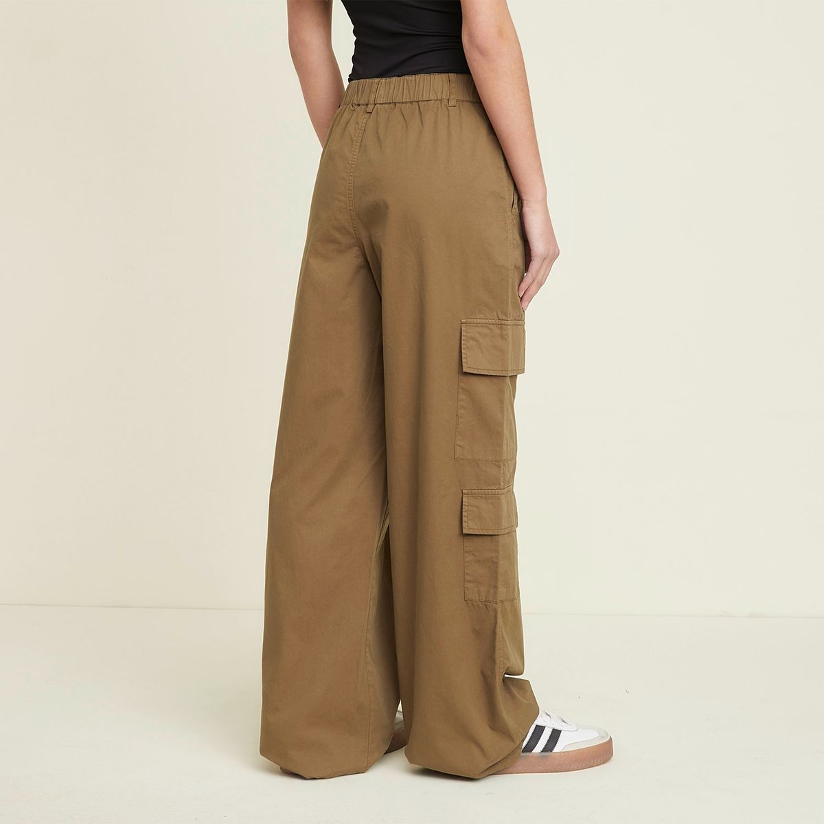 SYBILLA - Pantalón Mujer Tiro medio Cargo Sybilla