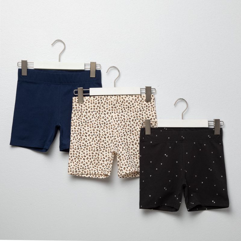  - Short para Niña Pack de 3 unidades de Algodón Elv